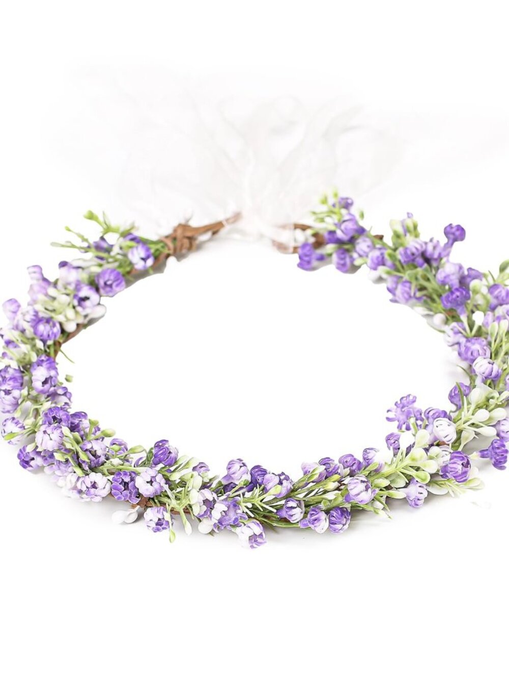 Floral Headpiece Garland Halo Maternity Photo Shoot Flower Crown Eucalyptus Leav